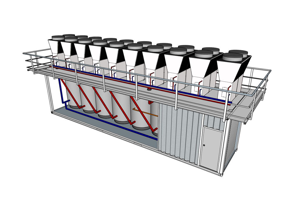 Hot Water Box HWB600 Hot Water heating system CO²