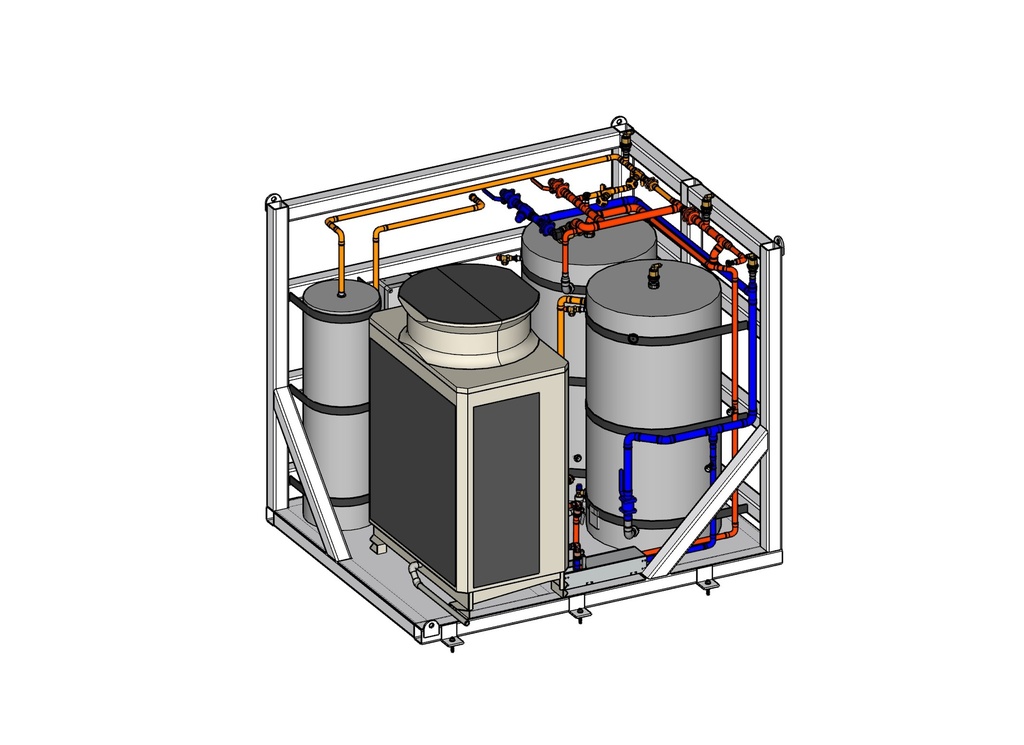 HeatPak HWS1650 Hot water heating system